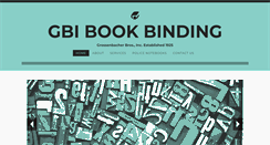 Desktop Screenshot of gbibookbinding.com