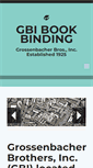 Mobile Screenshot of gbibookbinding.com